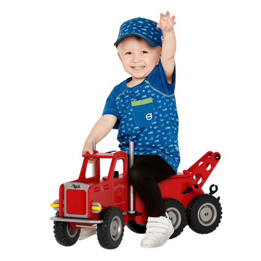 Moover Wooden Rideon Mack Truck