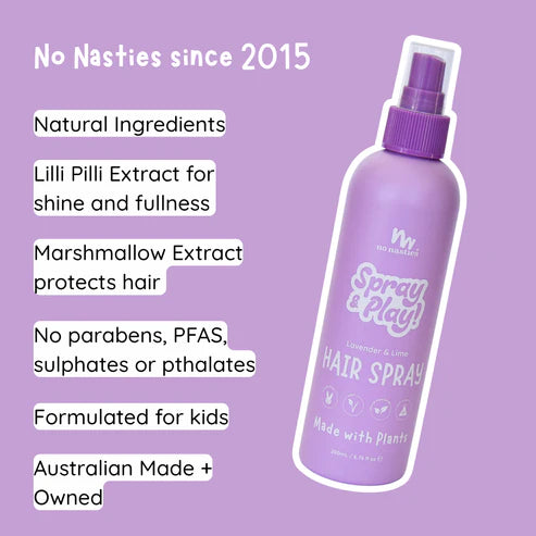 Spray & Play Hair Spray - Lavender & Lime