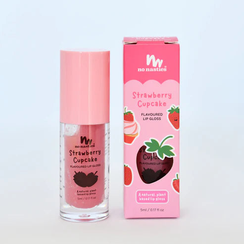 No Nasties Natural Lip Gloss - Strawberry Cupcake