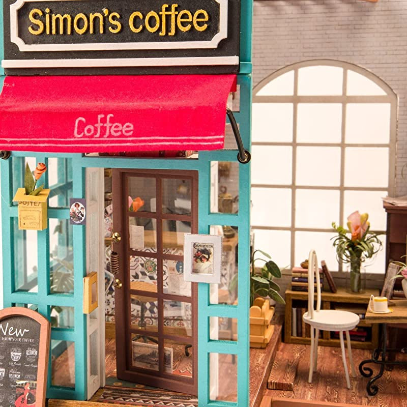 DIY Mini House Simon's Coffee - The Toy Station