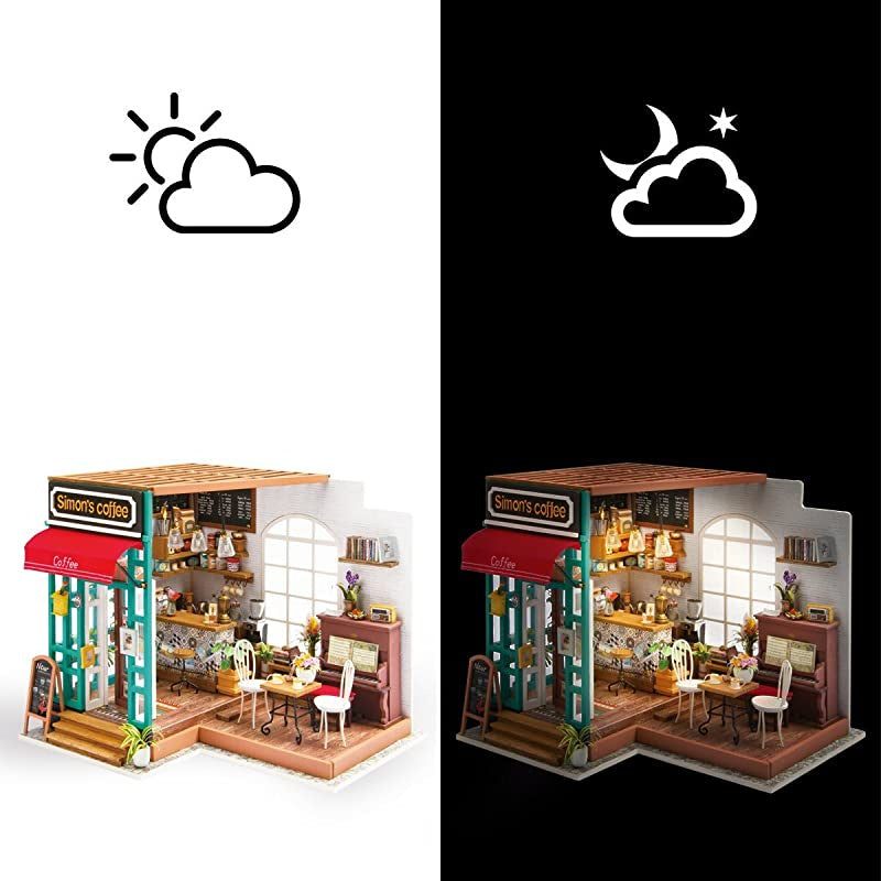DIY Mini House Simon's Coffee - The Toy Station