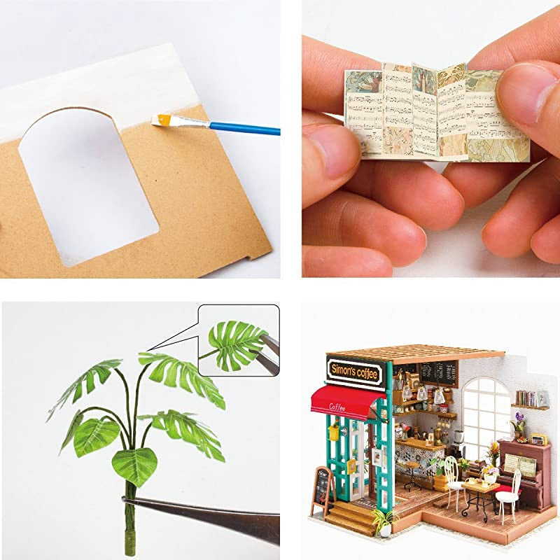DIY Mini House Simon's Coffee - The Toy Station