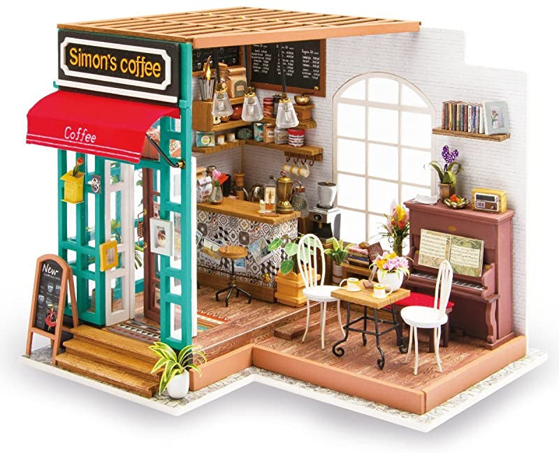 DIY Mini House Simon's Coffee - The Toy Station