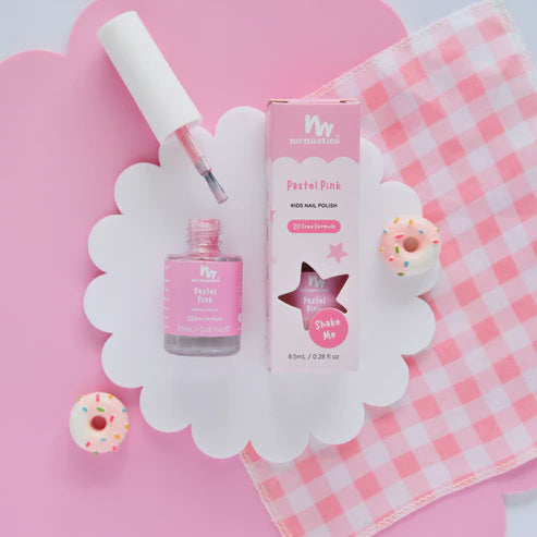 No Nasties Water Based Scratch Off Nail Polish - Pastel Pink