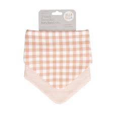All4Ella 2pk Reversable Bandana Bibs - The Toy Station