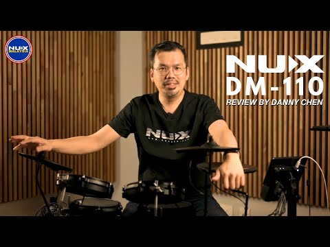 NU-X DM110 Portable 8-Piece Electronic Drum Kit with Mesh Heads