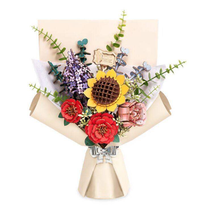Rowood Wooden Flower Bouquet - The Toy Station