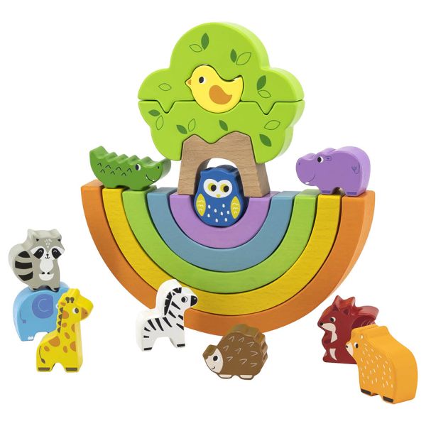 VIGA Rainbow Balancing Blocks - The Toy Station