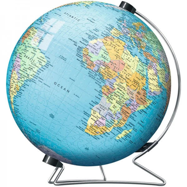3D Puzzleball  World Globe 540pc - The Toy Station