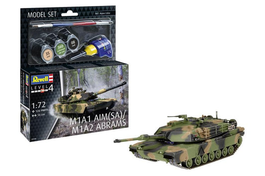 Revell Model Set M1A1 AIM(SA) M1A2 ABRAMS