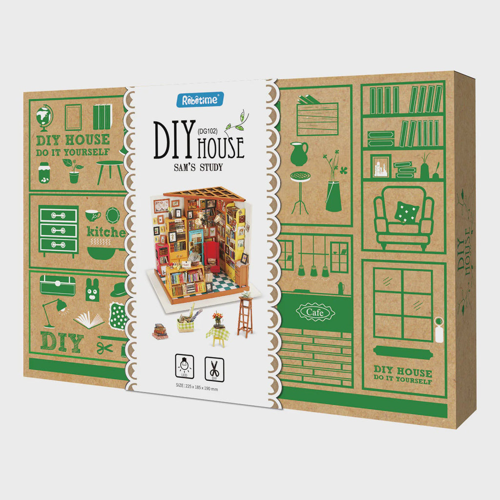 DIY Mini House Sam's Study - The Toy Station