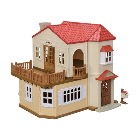 Red Roof Country Home with Secret Attic - The Toy Station