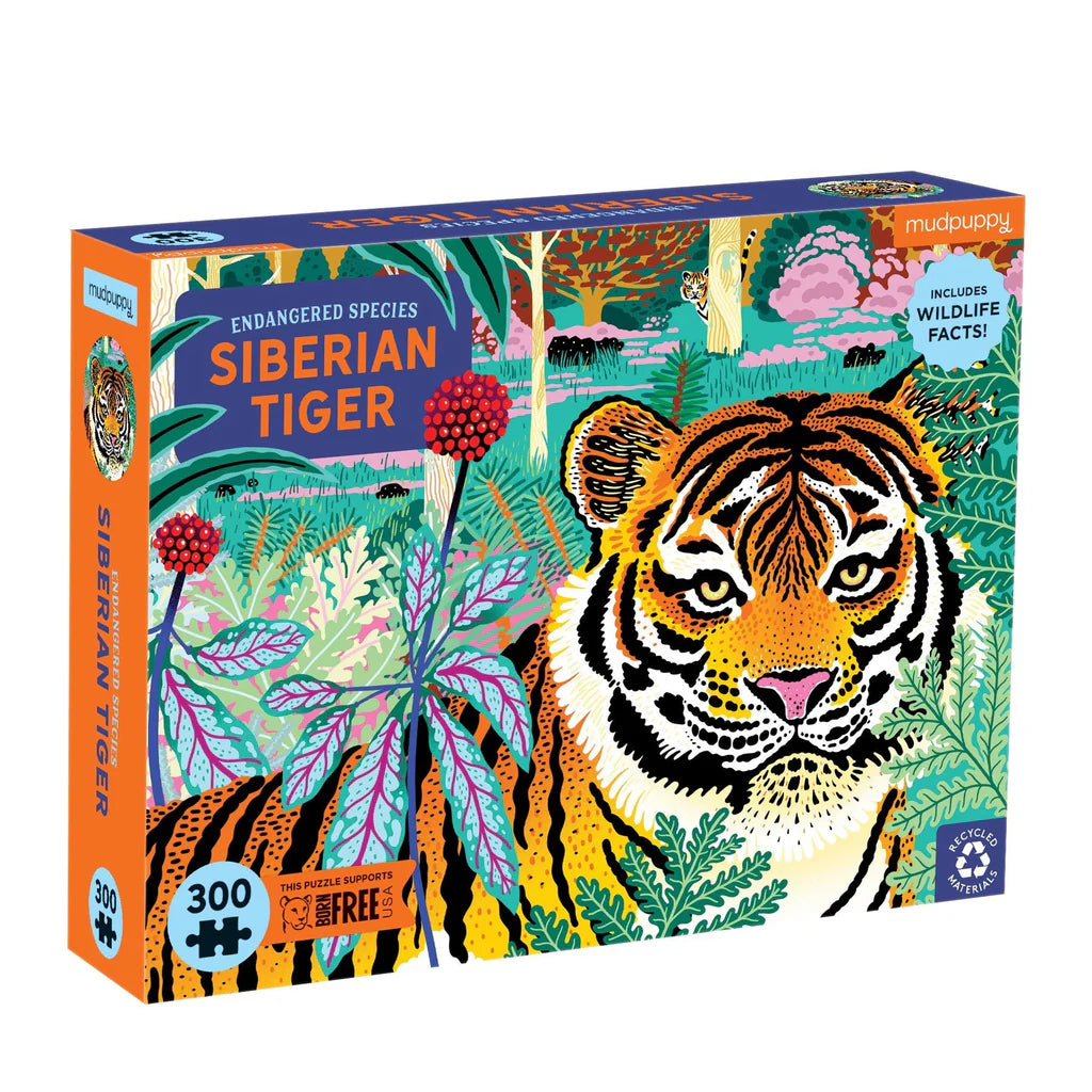 Mudpuppy Endangered Species Puzzle 300pc - The Toy Station
