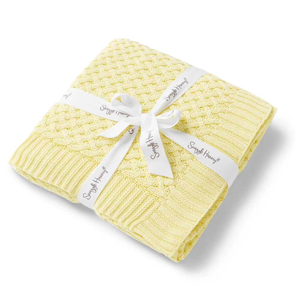 Diamond Knit Baby Blanket
