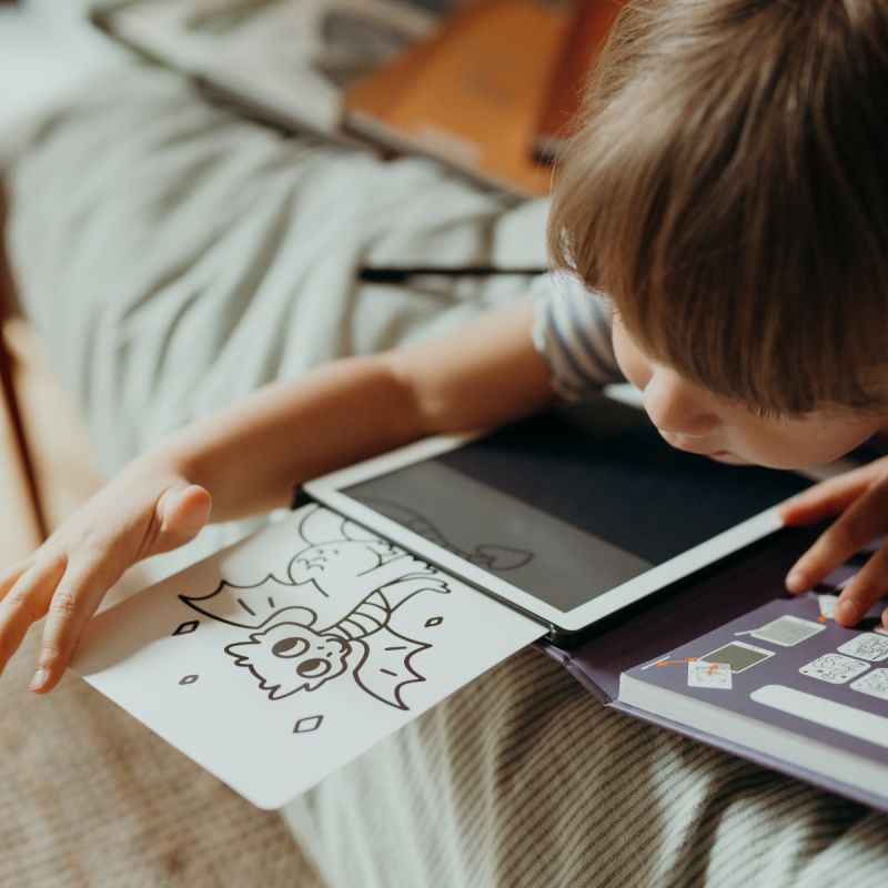 Kidydraw Mini - LCD Drawing Travel Book - The Toy Station
