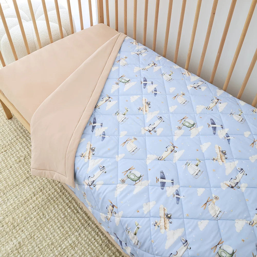 Organic Cotton Cot Comforter