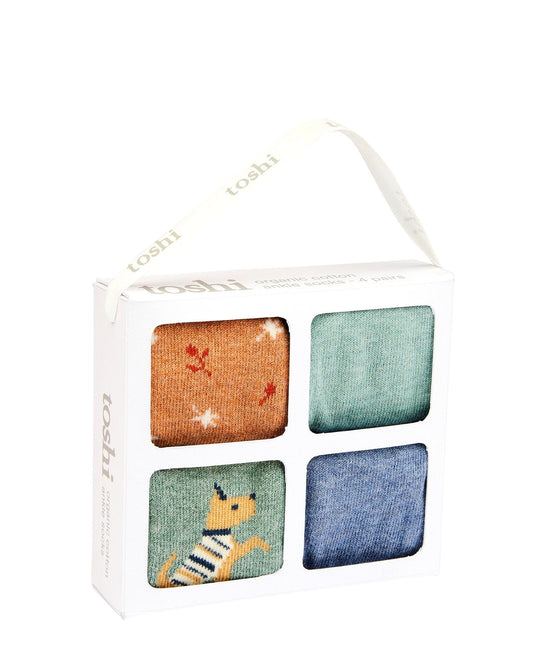 Organic Socks Giftbox Assorted - Sunshine