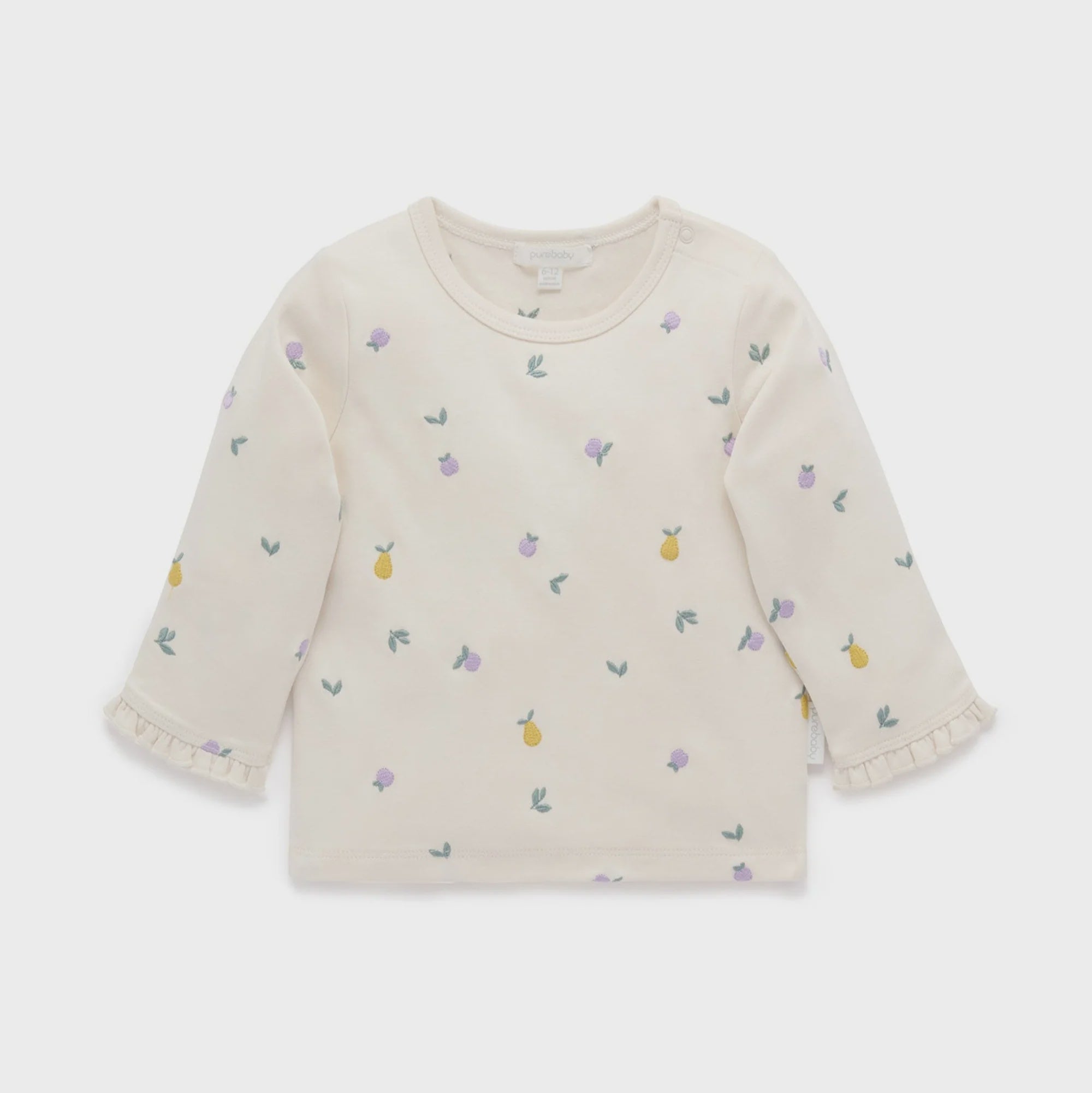 Broderie Layering Top - Apple & Pear - The Toy Station
