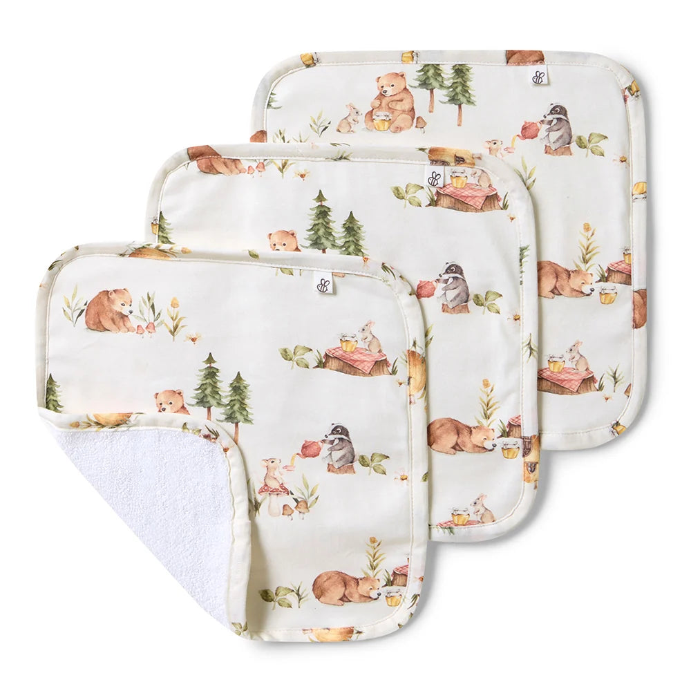 Organic Wash Cloths 3 Pack