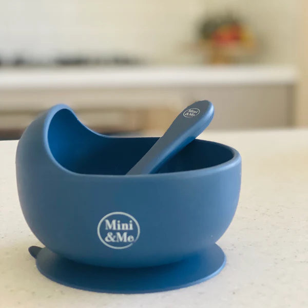 Mini & Me Wave Bowl & Spoon - The Toy Station