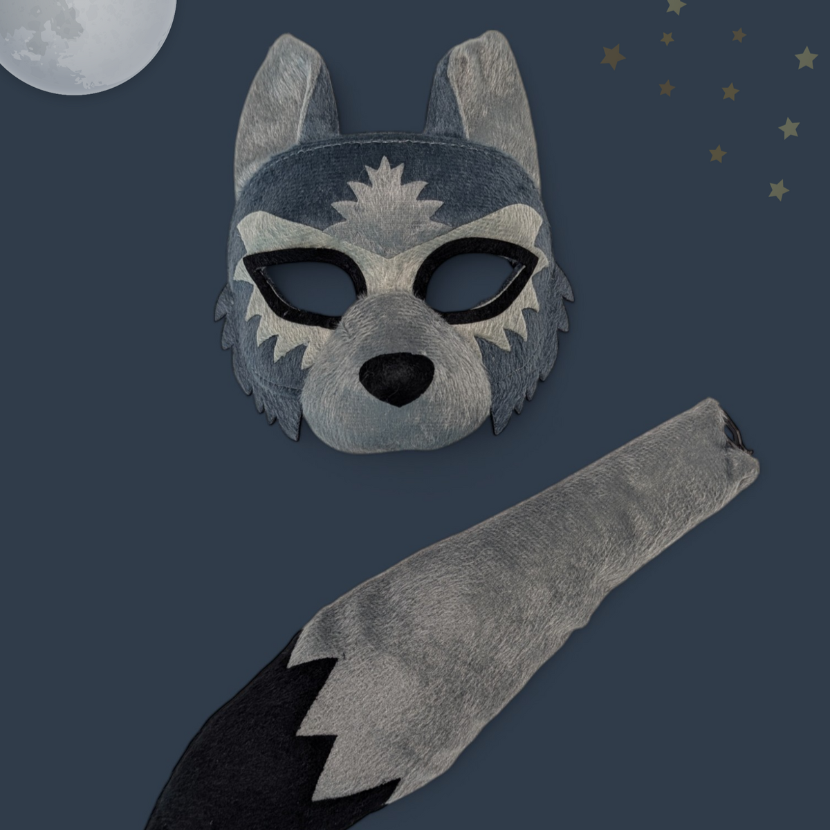 WOLF - Animal Mask & Tail - The Toy Station