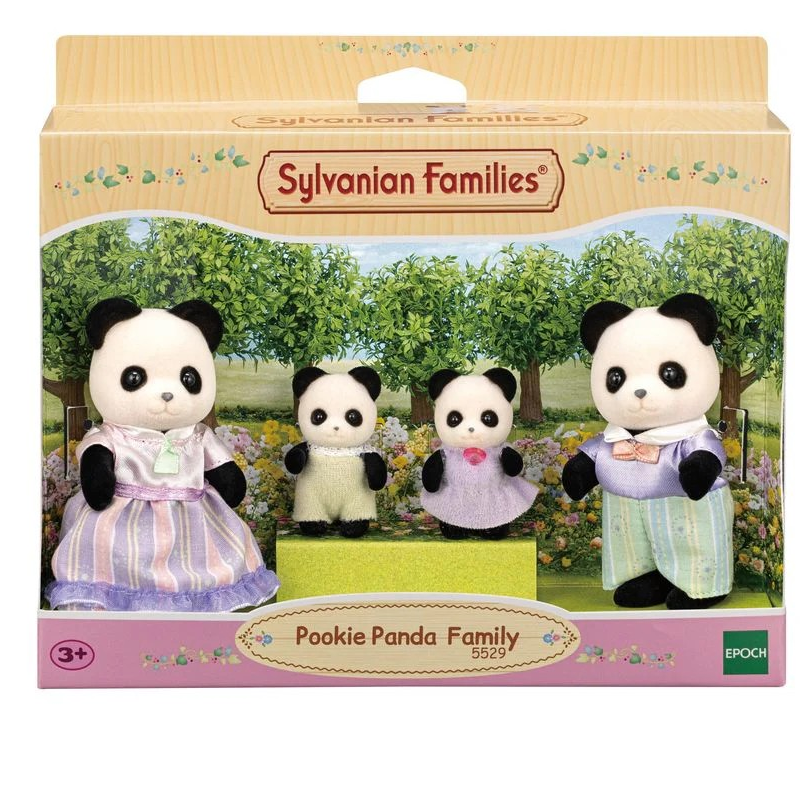 Sylvanian Family Pookie Panda Family