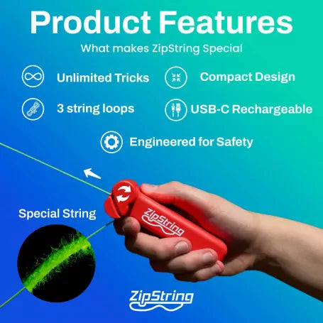 Zip String Assorted - The Toy Station