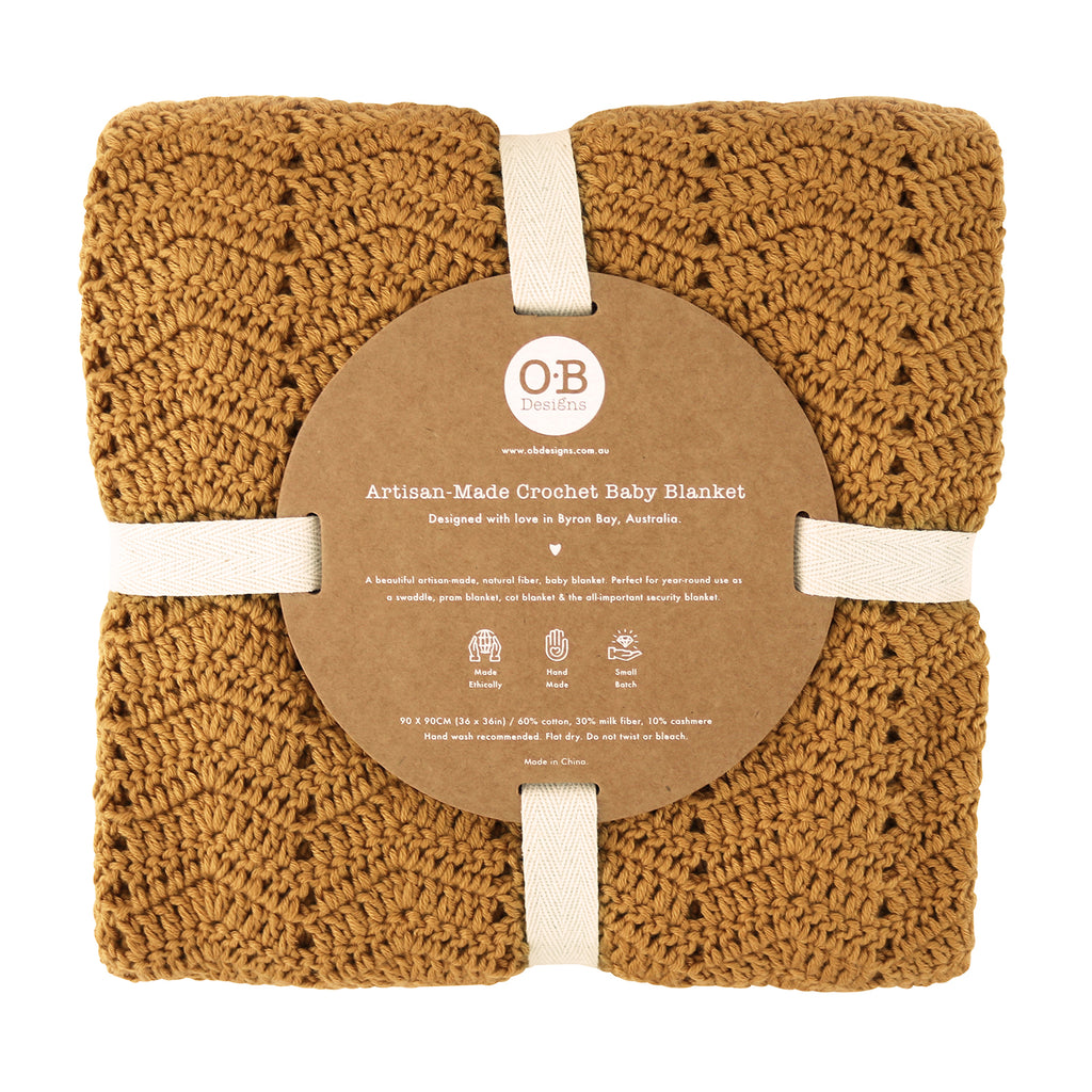 OB Designs Crochet Baby Blanket - The Toy Station