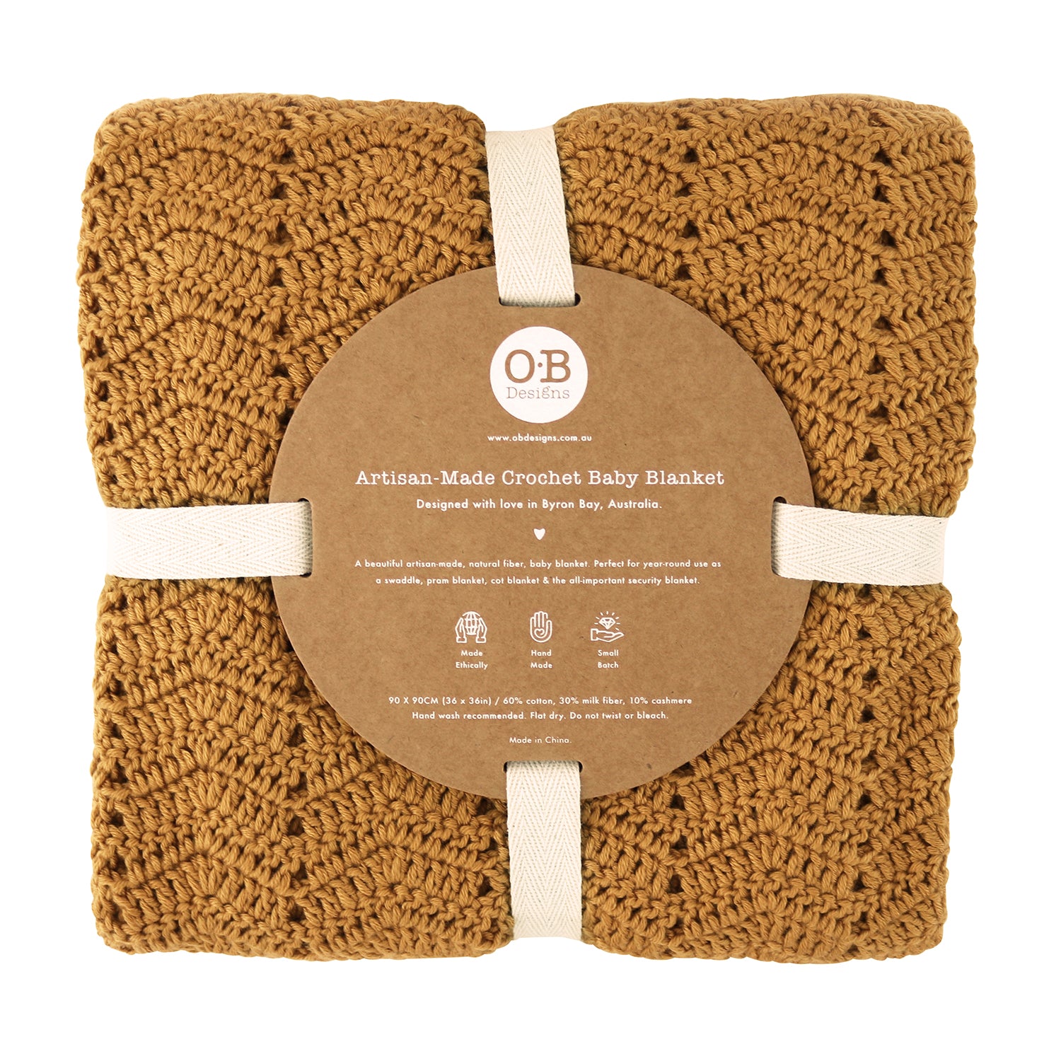 OB Designs Crochet Baby Blanket - The Toy Station