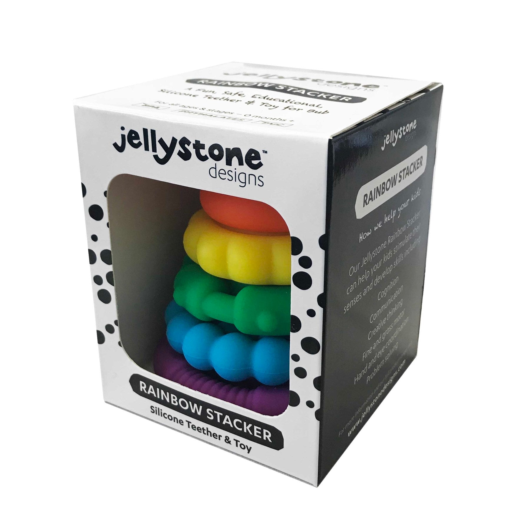 Rainbow Stacker and Teether Toy - The Toy Station