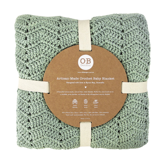 OB Designs Crochet Baby Blanket - The Toy Station