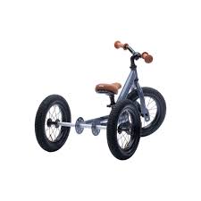Trybike Convertible Steel Bike in Vintage Grey - The Toy Station
