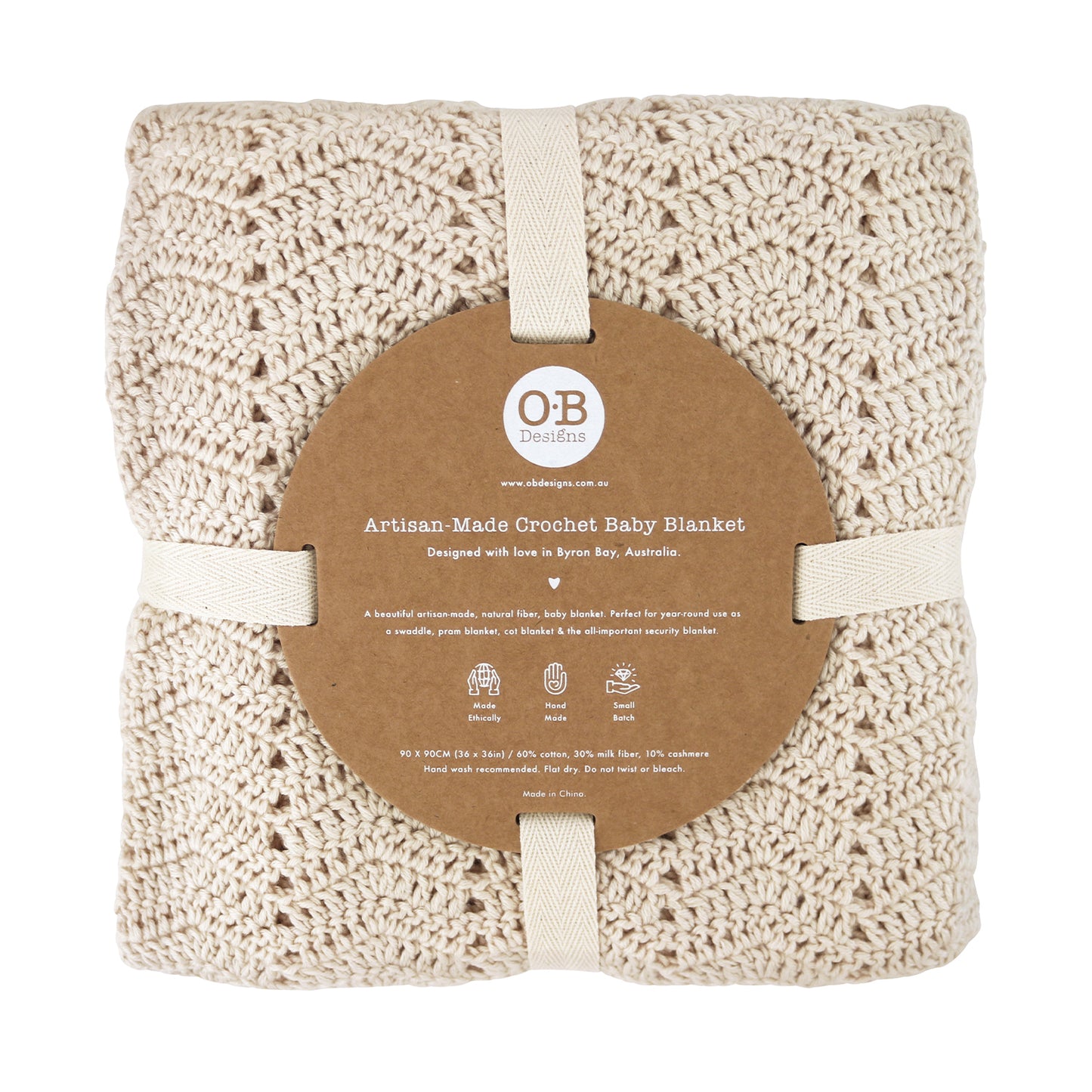 OB Designs Crochet Baby Blanket - The Toy Station