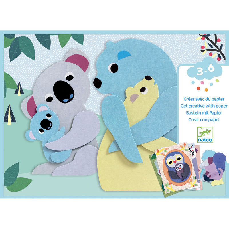 Djeco Hugs Paper Collage - The Toy Station