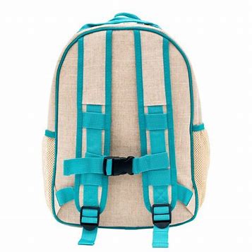 So Young Grade School Backpack- Teal Narwhal